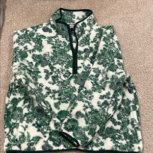 Lands’ End Half Zip Cozy Sherpa Fleece Pullover